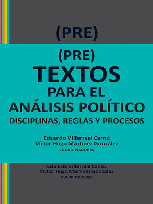 cover image of (Pre)textos para el análisis político